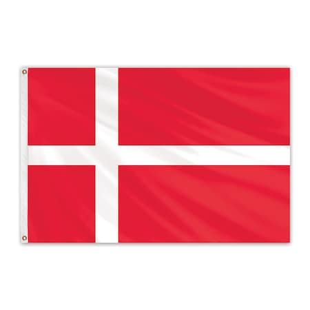 Denmark Outdoor Nylon Flag 5'x8'